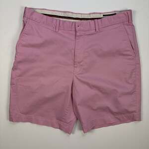 Polo Ralph Lauren Pink Stretch Cotton Twill Chino Shorts Size 36